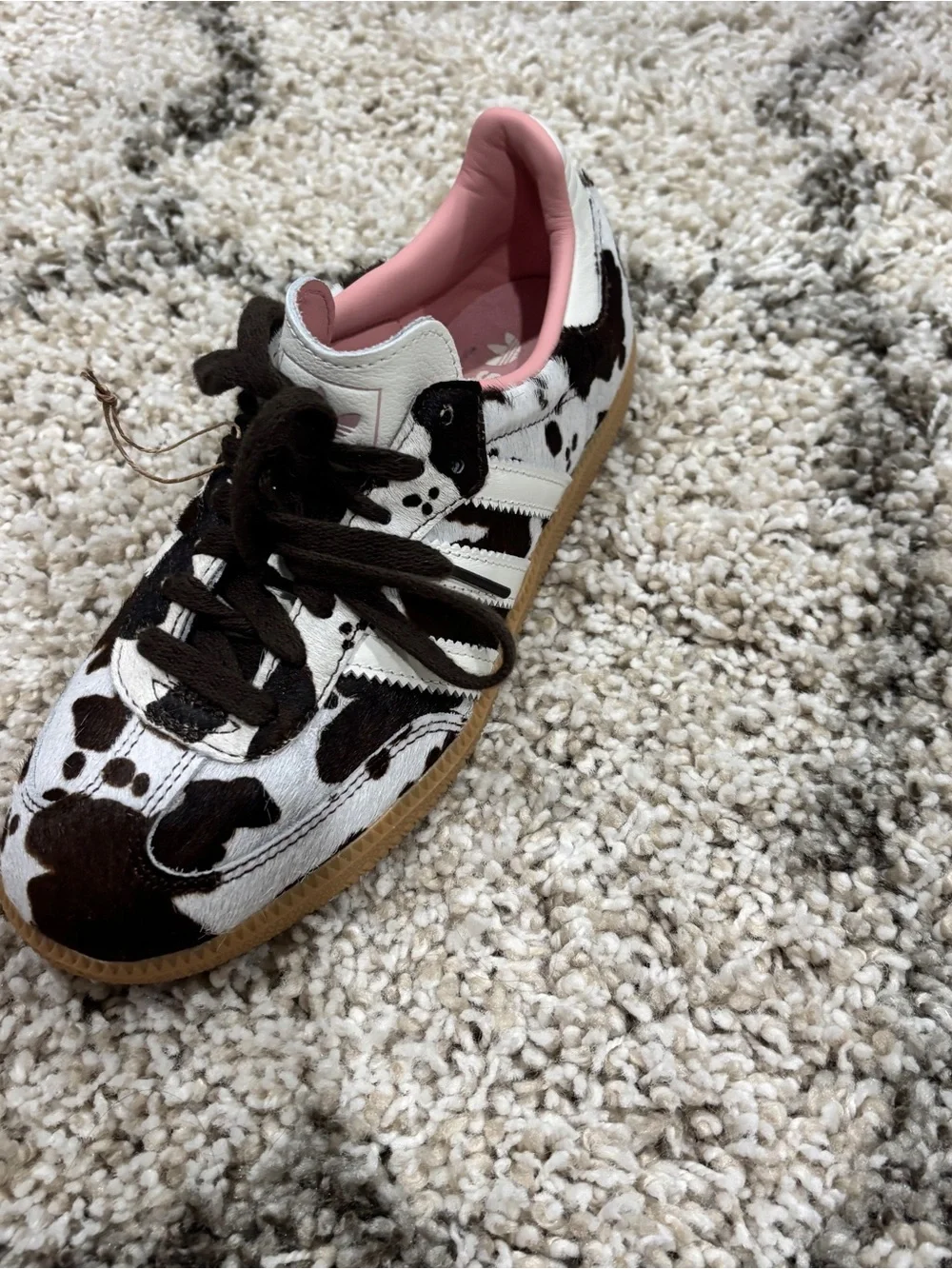 adidas sneakers cow